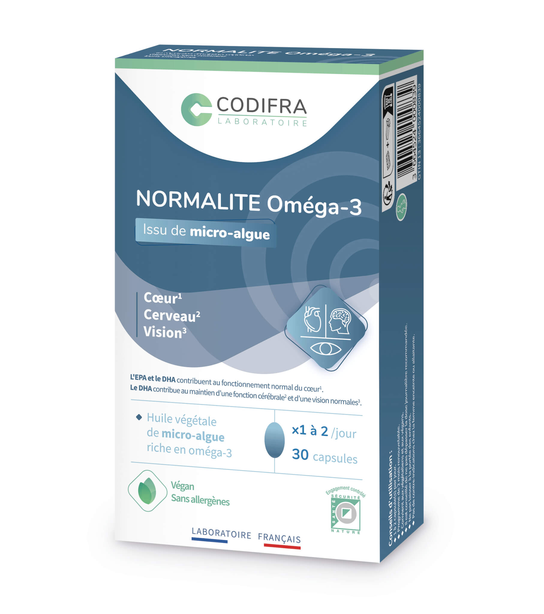 Oméga-3 de poissons certifiés MSC - Laboratoire UNAE